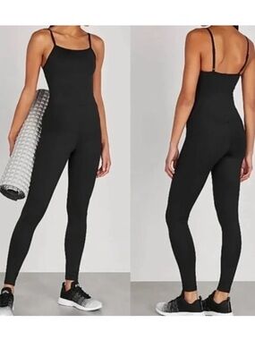NWT Girlfriend Collective Cami Unitard Black Small